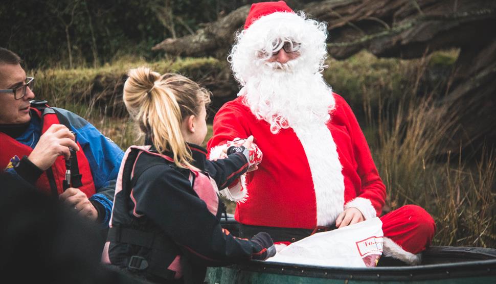 Santa Paddle in the New Forest